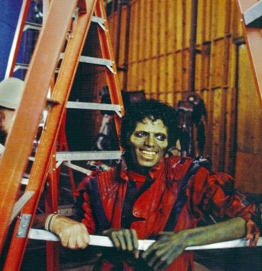 Jackson on Thriller set