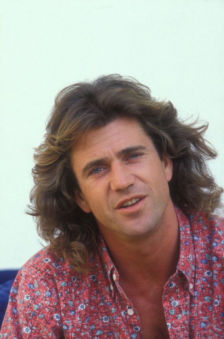 Mel Gibson big hair 1980s