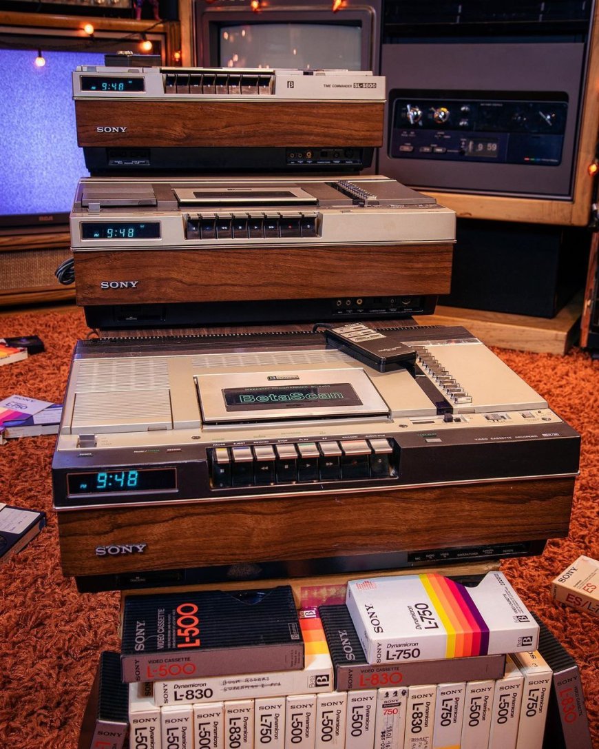 70s Betamax video players
