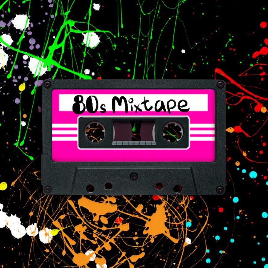 80s music cassette tape