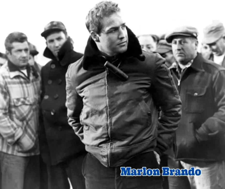 Marlon Brando in Bomber Jacket