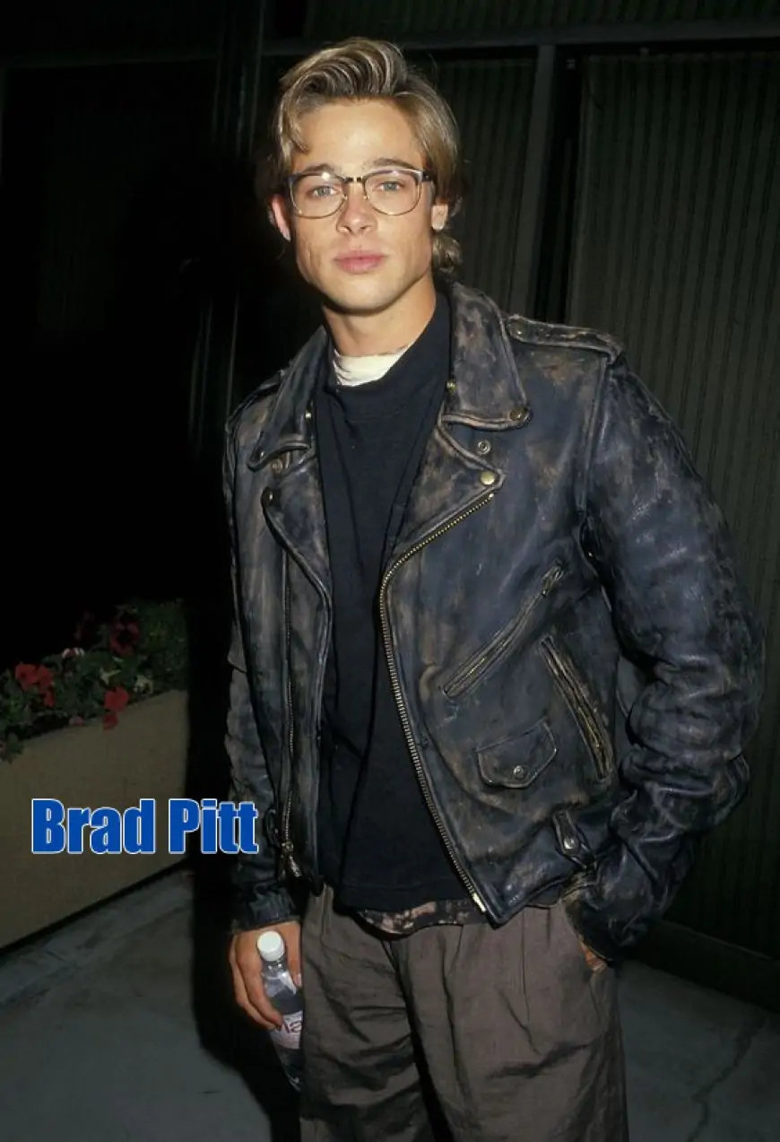 A young Brad Pitt