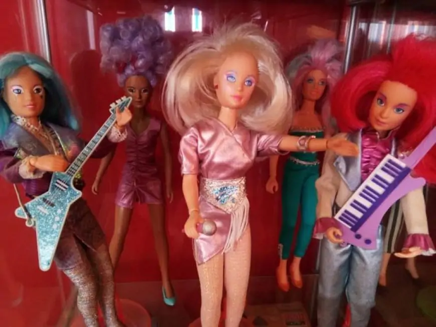 1980s Jem and the Holograms doll figures