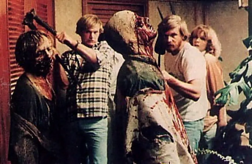 On set: Zombie Flesh Eaters 1979