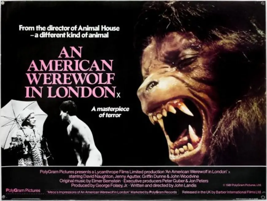 An American Werewolf in London original poster