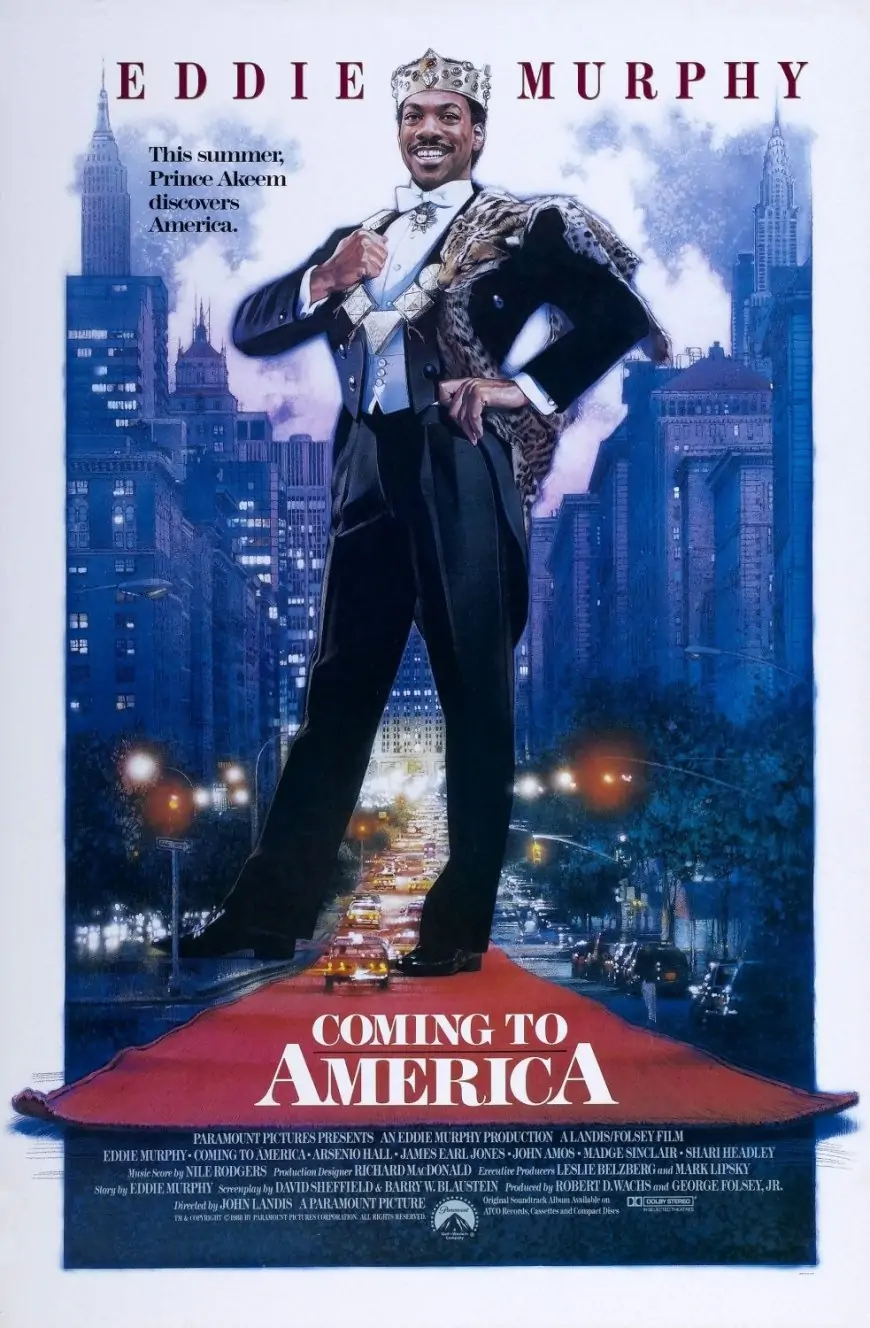Coming to America (1988) film cover / poster