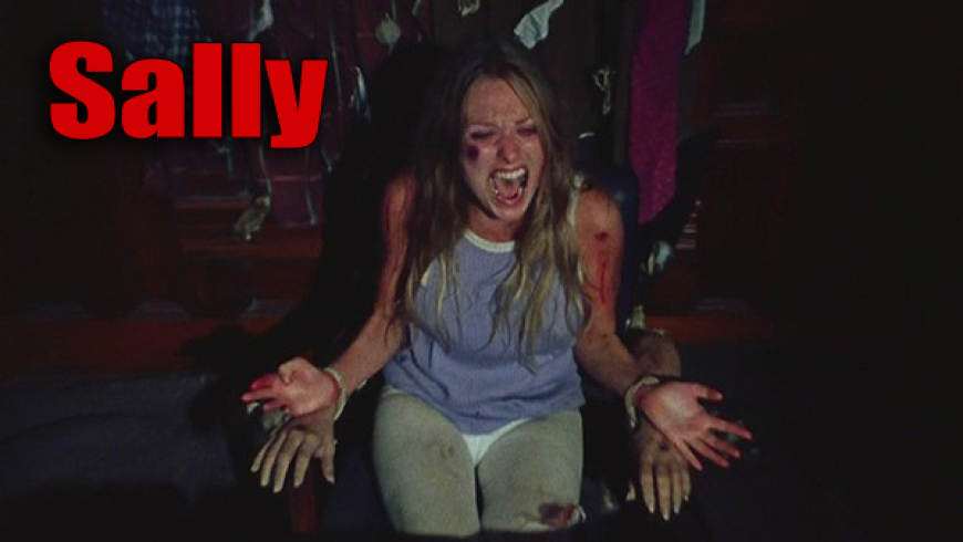 Sally tied to a chair: The Texas Chainsaw Massacre (1974)