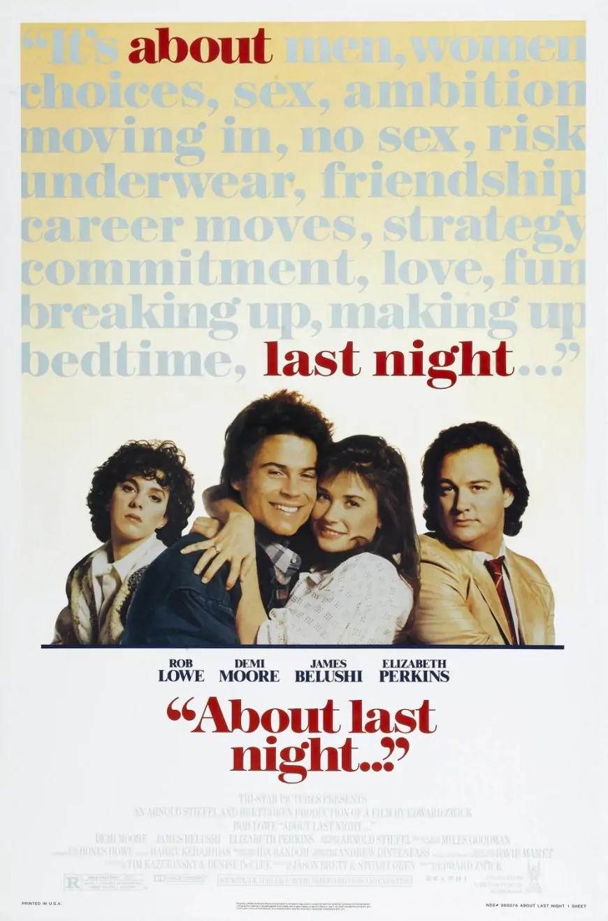 About Last Night (1986) poster