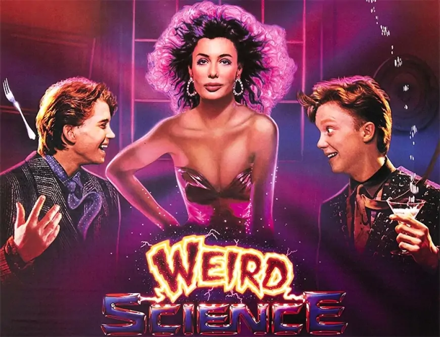 Promotion poster of Lisa, Gary and Wyatt for Weird Science