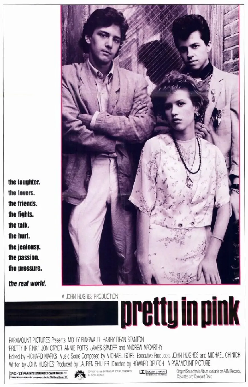 Pretty in Pink (1986) film poster