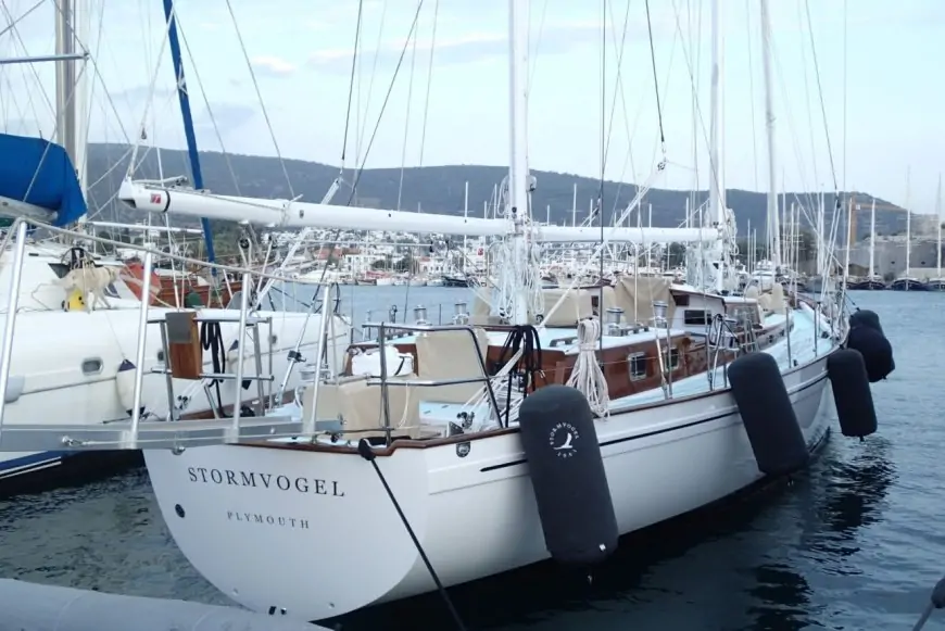 STORMVOGEL, the yacht used in the film 'Dead Calm'