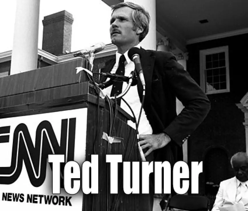 Ted Turner making speech