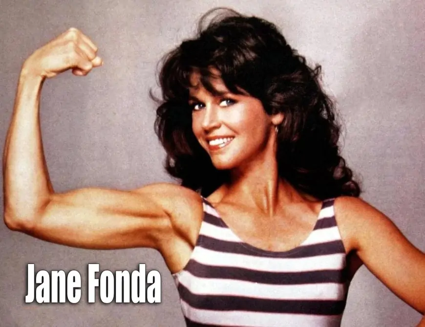 Jane Fonda aerobics in the 80s