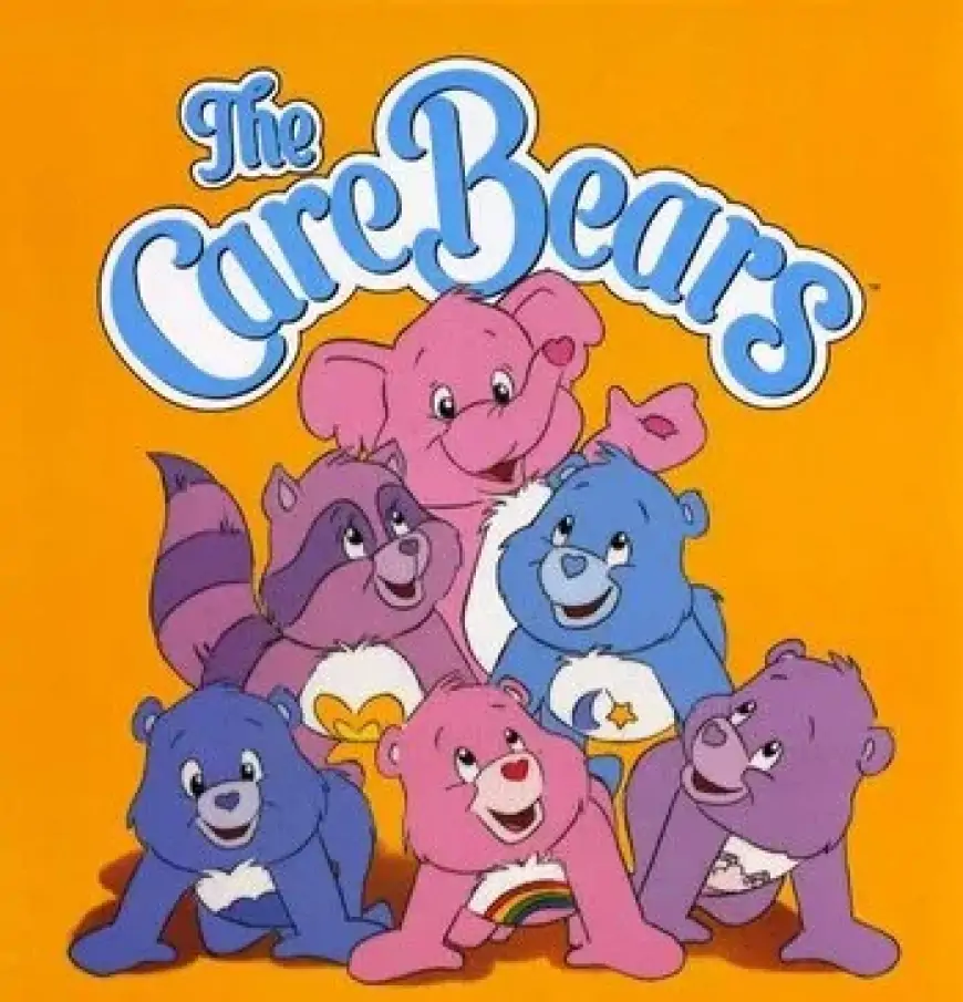 80s cartoon Care Bears poster