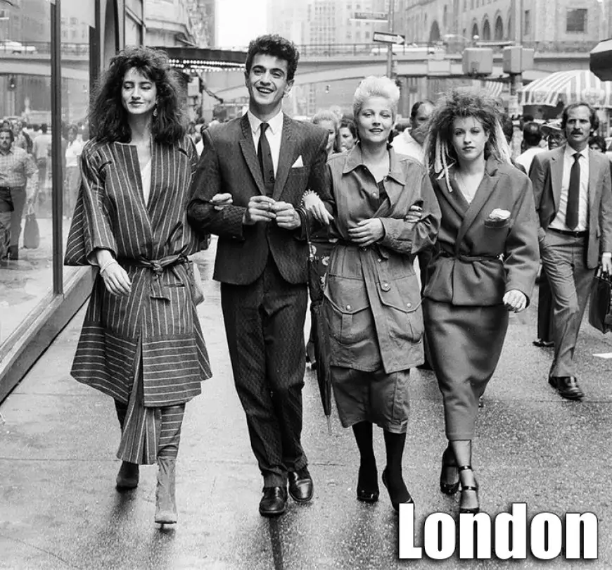 Yuppies in London during the 1980s